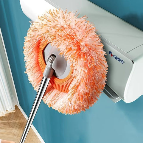 High quality 360 degree rotating floor mop, wall cleaner with long handle cleaning tool