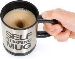 Stainless Steel Self Stirring Coffee Mug