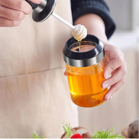 250ml Kitchen Condiment Jar With Oil Brush